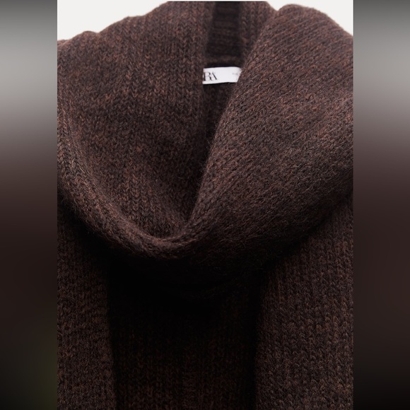 ZARA SHAWL COLLAR KNIT JACKET - Picture 12 of 13
